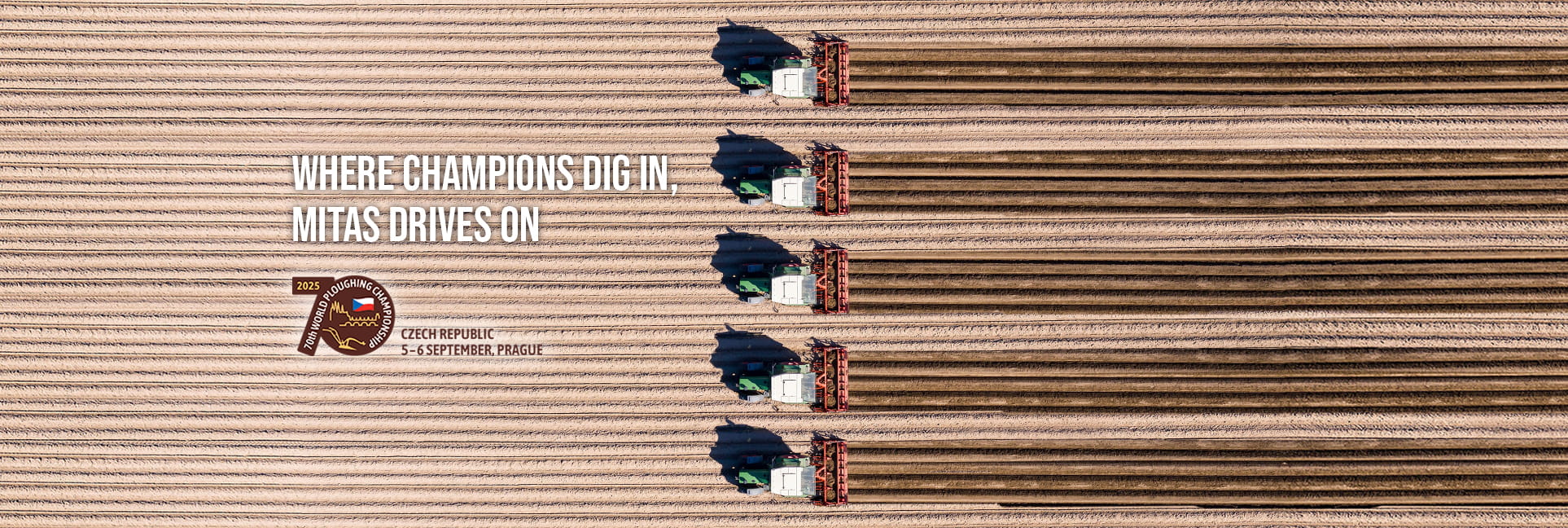 Mitas partners with World Ploughing Championship 2025 banner