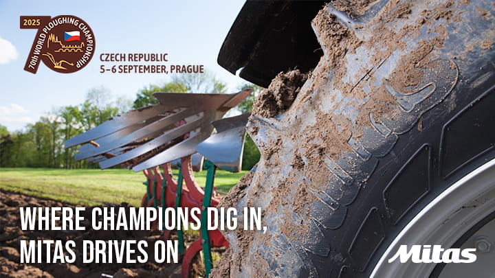 Mitas partners with World Ploughing Championship 2025 PR banner