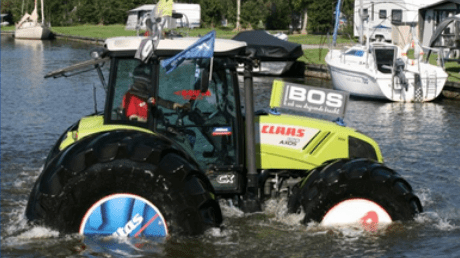 Marchez sur l'eau avec les pneus Mitas